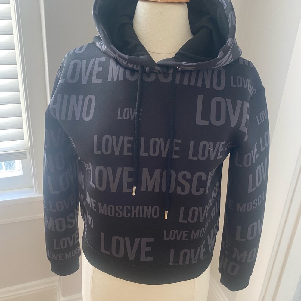 Love Moschino black Hoodie.